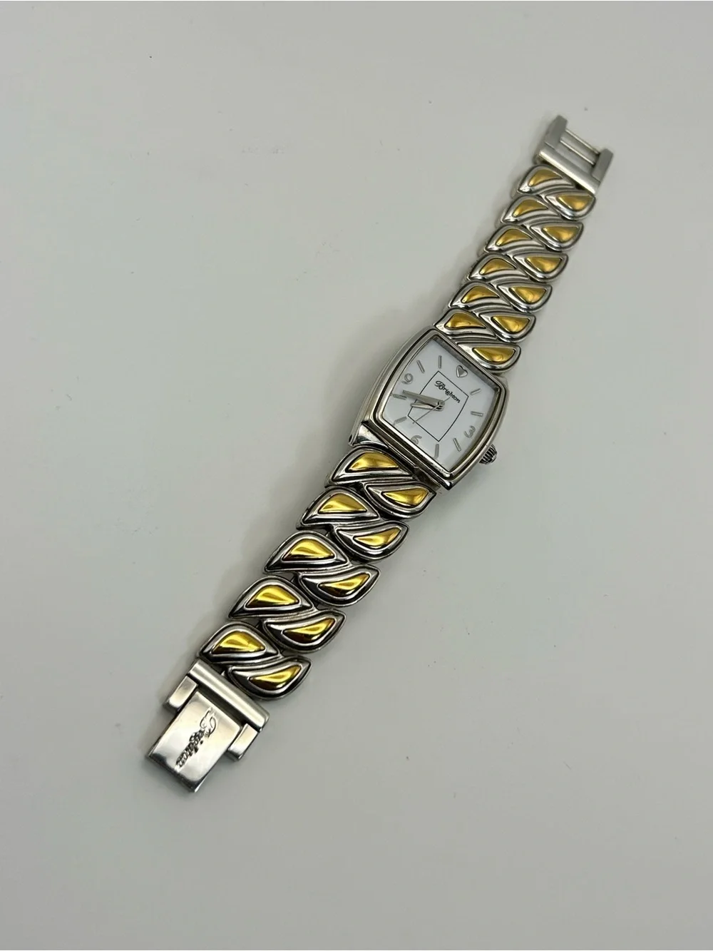 Brighton Coconut Grove Watch Two-tone Gold & Silver Plated Chunky & Tin